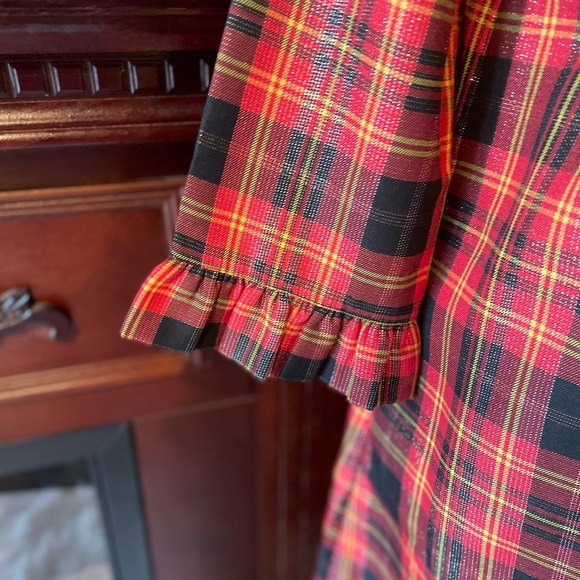 ~ Draper James Tarten Plaid Shift Dress ~ XS - Picture 3 of 6